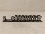 Power Torque 9 Piece 1/4 Inch Drive Standard 6 Point Sae Socket Set. Fixed Price $27.50.
