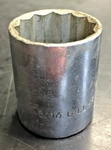 Giller Ct1230, 15/16 In Sae, 1/2 Drive, 12 Point Socket, Usa. Fixed Price $6.99.