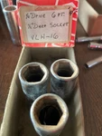 Bonney Tools, 1/4" Drive Chrome Deep Socket, 1/2" Sae, 6 Pt, #vlh16 A. Fixed Price $14.00.