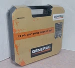 Generac Oem 3/8" Drive 72 Piece Socket Set Gn28072 New Sealed. Fixed Price $159.95.