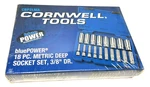 New Cornwell 3/8 Drive 7 Thru 24 Mm 6-pt Deep Socket Set In Case Cbp2lma. Fixed Price $229.99.