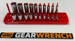 Gearwrench 20pc 1/4 Drive 6 Point Deep & Shallow Sae Socket Set New 80305,80303. Fixed Price $39.99.