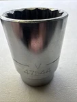 Craftsman Usa 47544 V Series 1-1/16'' Sae 3/4'' Drive 12 Point Chrome Socket. Fixed Price $14.95.