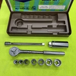 Vintage Herbrand 11pc 3/8" Drive Sae Socket Set Ratchet Extension Spark Plug Usa. Fixed Price $27.87.