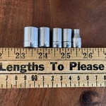Vintage Craftsman 1/4" Drive 1/2" To 3/16" Shallow Socket 6 Point -v- Usa. Fixed Price $16.49.