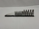 Matco Tools Sabtptx11v 11 Piece 1/4" And 3/8" Drive Adv 6 Point Bit Socket. Fixed Price $108.00.