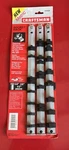 3pc Craftsman Socket Holder Rails Racks 1/4 3/8" 1/2" Mountable Usa 41829 Tt325. Fixed Price $22.00.