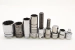Snap-on 9pc Mix Drive Deep Impact Sockets And Adaptors - Refer To Description. Fixed Price $135.71.