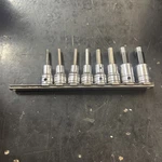 Snap-on Fa4a - Fa12a 3/8" Drive Sae Hex Bit Socket Driver Set Of 8 1/8"-3/8". Fixed Price $119.99.