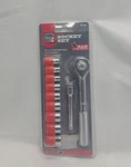 Sure Bilt Ratchet And Socket Set 11 Pcs 1/4" Drive Handle. Fixed Price $18.99.