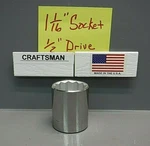 Craftsman 1-1/16" Std Sae 1/2 Dr Socket 47515 Ee New Old Stock * Usa Short. Fixed Price $16.99.
