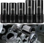 71670 Large Tap Socket Set For 5/8", 11/16", 3/4", 7/8" And 1" Taps, 1/2" Drive. Fixed Price $49.50.