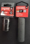 Craftsman 5/8 X 1/2" Dr Impact Sockets- 6 Pt Shallow And Deep. Fixed Price $15.99.