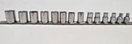 Williams 3/8" Dr. 6 Pt Shallow Sockets 19m Thru 6mm New 14 Pcs. Metric. Fixed Price $49.99.