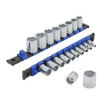 Diehard 1/4" & 3/8" Drive Socket Set Metric 20-piece Antislip Hand Tool Dhp55313. Fixed Price $16.00.