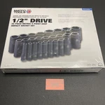 Matco 26 Piece 1/2" Drive Metric 6 Point Adv Deep Impact Socket Set Scdpm266v. Fixed Price $430.00.