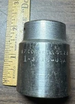 Cornwell Tools Usa 1/2" Drive 1-3/16" Shallow 12 Point Chrome Socket S928. Fixed Price $17.99.