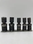 5pc + Base Snap-on Universal Swivel Impact Sockets 1/2" Drive 6 Pt Ipl16-ipl24. Fixed Price $84.99.