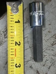 Proto 4990 10mm 3/8 Drive Chrome Hex Bit Socket As Shown New Old Stock. Fixed Price $10.00.