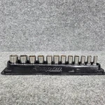 Snap On Pakty241 212fsmsy Fsms 12pc 3/8"dr 6 Pt Metric Semi Deep Socket Set. Fixed Price $175.00.