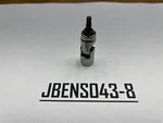 Snap-on Tools Nos 1/4" Drive T20 Torx Stubby Swivel Bit Socket Driver Tutx20e. Fixed Price $64.95.