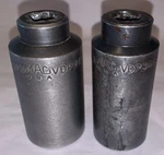 Mac Tools Vdp406 1-1/4" & Vdp366r 1-1/8 Sae Deep Impact Sockets 1/2" Drive 6 Pt. Fixed Price $36.00.