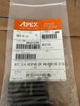 Apex 954-a-1x Power Drive Bit, Imperial, #1 Square Recess Point, 1-15/16 In B-8. Fixed Price $17.95.
