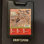 Craftsman 33119 - Usa Nos 119pc Mechanics Tool Set Made In. Fixed Price $198.00.