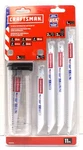 Craftsman 11-piece Reciprocating Saw Blade Kit With Case (2058838). Fixed Price $14.04.