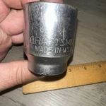 Craftsman Socket 1 7/16 V-series 47551 3/4 Inch Drive Used 12 Point Usa. Fixed Price $17.50.