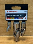 Jobsmart 1038934 1/4 In., 3/8 In. And 1/2 Drive Set, Universal Joint, 3 Pc.. Fixed Price $16.96.