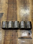 Snap-on Tools 3/4 Shallow Sockets 5pc 3/8 Drive 6 Point Fs241 Usa Sae. Fixed Price $40.00.