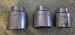 Mac 1/2" Dr- 6pt Sockets (3) -v346r-v386r-v406r. Fixed Price $40.00.