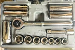Nos Craftsman 34811 3/8 Metric 6 Point Socket Wrench Set Usa Made Free Shipping. Fixed Price $72.50.