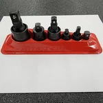 Snap-on Tools New 6pc Universal Lock Pin & Adapter Extension Socket Lot Set. Fixed Price $329.95.