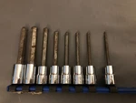 Matco Tools 8 Pc 3/8 Drive Metric Mid Length Ball Hex Bit /socket Driver Set. Fixed Price $107.30.