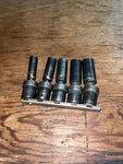 Snap-on 5pc 3/8" Dr Deep Impact Swivel Socket Set Sae 6pt 3/8-5/8 205iplf. Fixed Price $159.99.