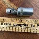 Vintage Craftsman Spark Plug Swivel Socket -v- 43323 3/8" Drive 13/16" 6 Pt Usa. Fixed Price $10.39.