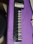 Pittsburgh Pro 3/8" Drive 10pc Metric Chrome Socket Set 12 Point #67923 New. Fixed Price $15.54.