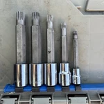 Matco Sqlm52r Metric Triple Square Driver 5 Pc Set With Organizer. Fixed Price $80.00.