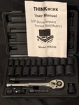 Thinkwork 3/8" Drive Impact Socket Set Meteic His24s. Fixed Price $34.99.