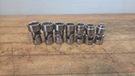 Vintage Craftsman 3/8" -gk- Series, Sae Swivel Socket Set, 7pc, 12 Pt, Usa. Fixed Price $59.49.