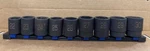 Matco Tools 9pc 1/2" Dr 6pt Impact Shallow Socket Set(22mm Cp22m6v-30mm Cp30m6v). Fixed Price $225.00.