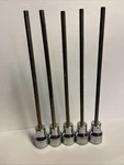 5 Snap On Faml4e - 3/8" Drive 4mm Extra Long Hex Bit Socket Driver. Fixed Price $60.00.