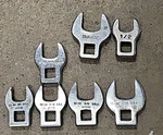 Sk Tools Set Of Crowfeet 5- 3/8 Drive Crowfoot Wrench + 2 Others. Fixed Price $27.95.