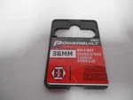 Powerbuilt 648472 1/2-inch Drive X 36mm Axle Nut Socket , Black. Fixed Price $12.89.