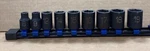 Matco Tools 3/8" Drive 6 Pt Impact Sockets (8mm- 19mm Bp19m6v) Used.. Fixed Price $80.00.