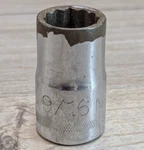 Napa Tools 12 Point 9/16" Imperial Socket Nt1218 Usa. Fixed Price $12.48.