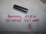 Bonney Tools, 1/4" Drive Chrome Deep Socket, 1/2" Sae, 6 Pt, #vlh16 A. Fixed Price $11.00.