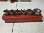 Snap On Tools Vehicle Antenna Nut Socket Set Rare 6 Piece 2006ant Chrome Usa. Fixed Price $125.00.